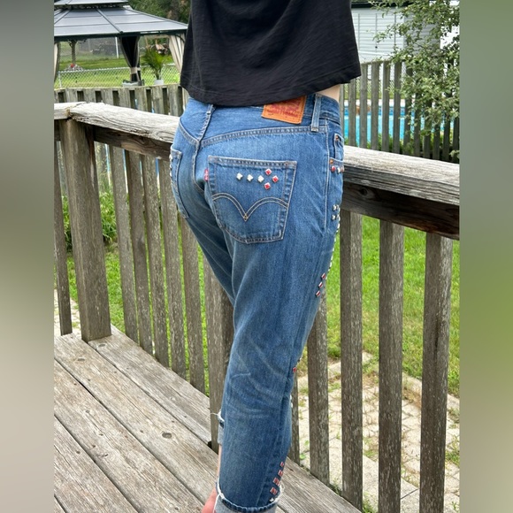 Vintage Levi’s 501 Leather Patch Size 28 - Picture 14 of 16